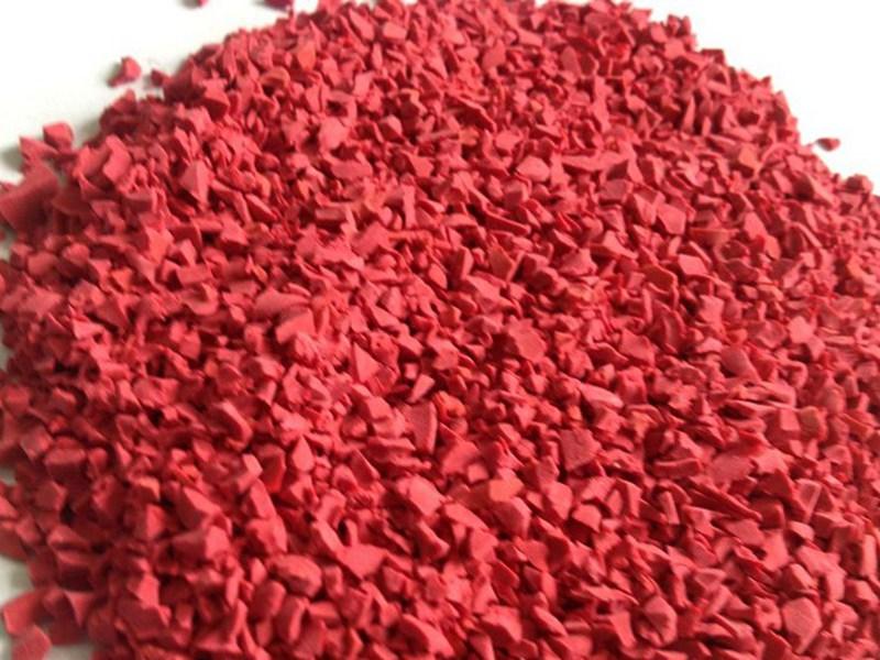 跑道顆粒材料 EPDM彩色顆粒體育場跑道 EPDM橡膠顆粒