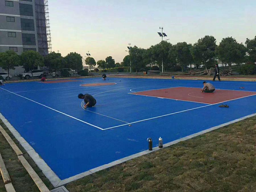 硅PU復(fù)合型球場(chǎng)