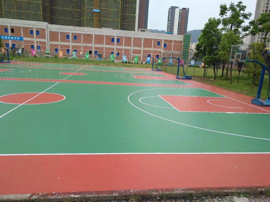 硅pu學(xué)校室外操場(chǎng) 籃球場(chǎng)