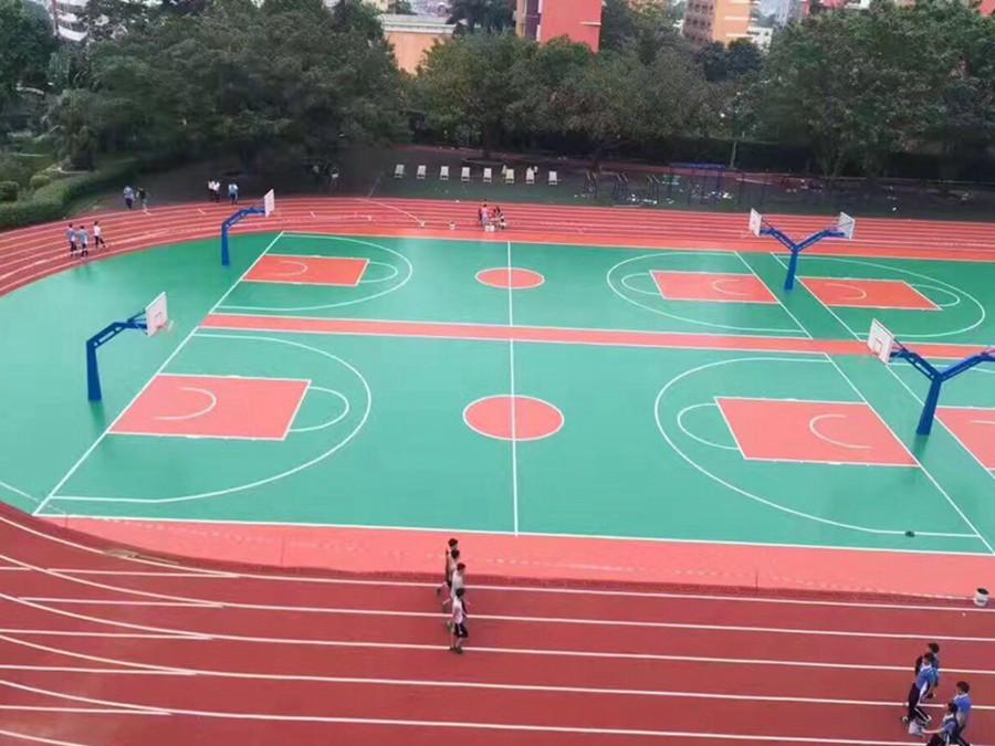 溫度對硅PU籃球場夏季施工有什么影響？夏季施工溫度掌握注意事項